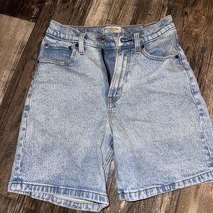 Light Blue Denim Shorts